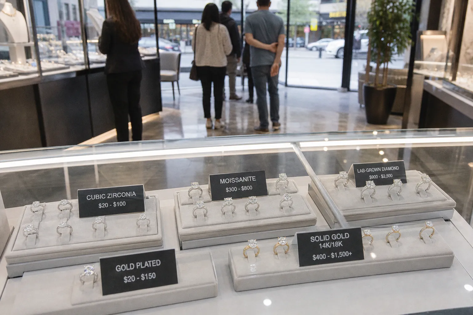Compare replica celebrity engagement rings by price